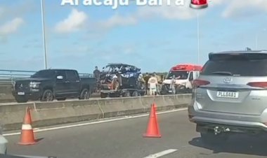 ACIDENTE NA PONTE BARRA  ARACAJU